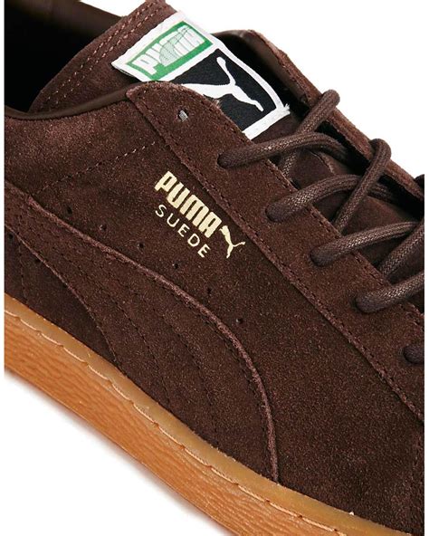 puma brown sneakers